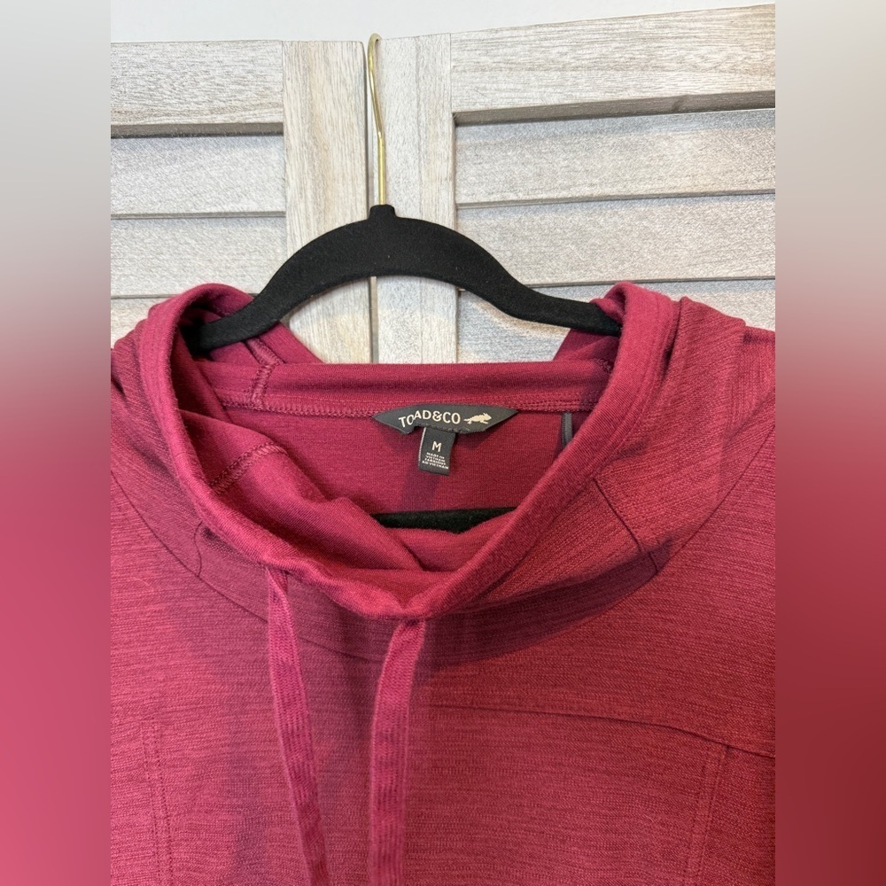Toad&Co. Intermosso Hibernation Hooded Dress Women’s Size M - Picture 3 of 5